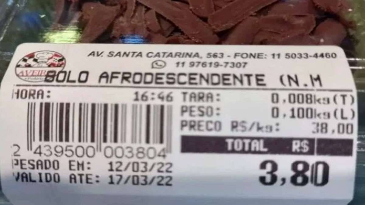 Bolo Teve Nome Trocado Para Afrodescendente