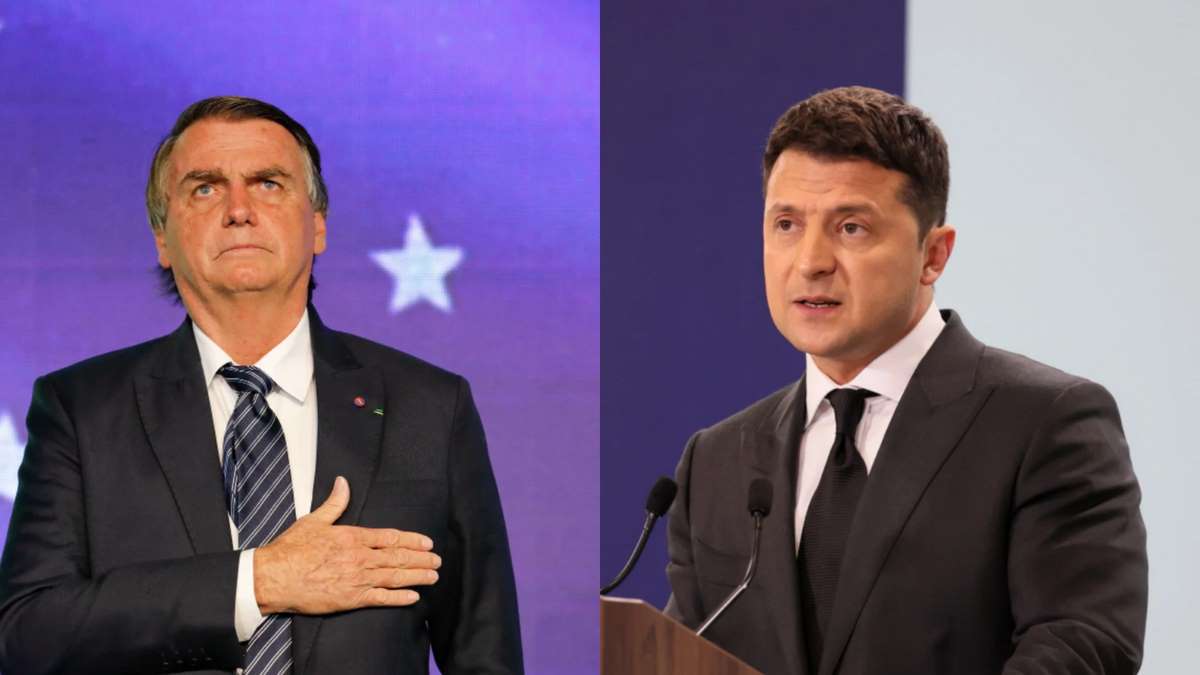 Bolsonaro E Zelensky Fotos Isac NóbregaPR EFEEPALESZEK SZYMANSKI