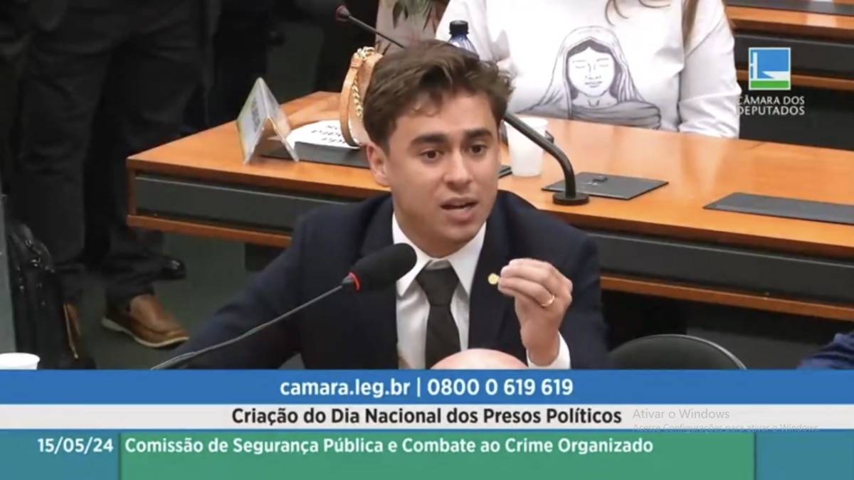 Deputado Nikolas Acusa Alexandre