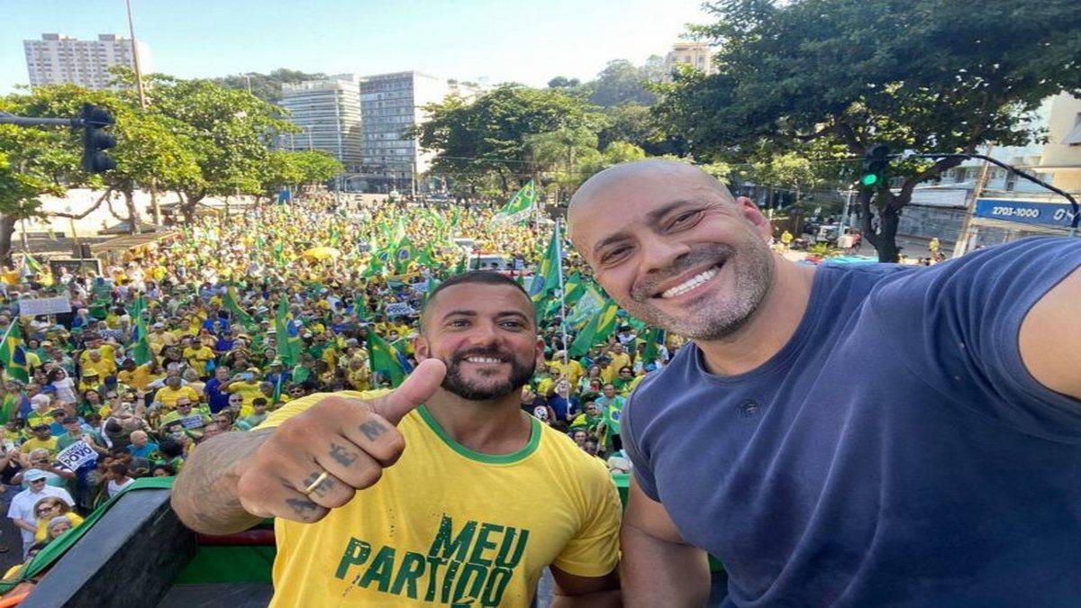 Deputados Carlos Jordy E Daniel Silveira Foto Reprodução Instagram Carlos Jordy