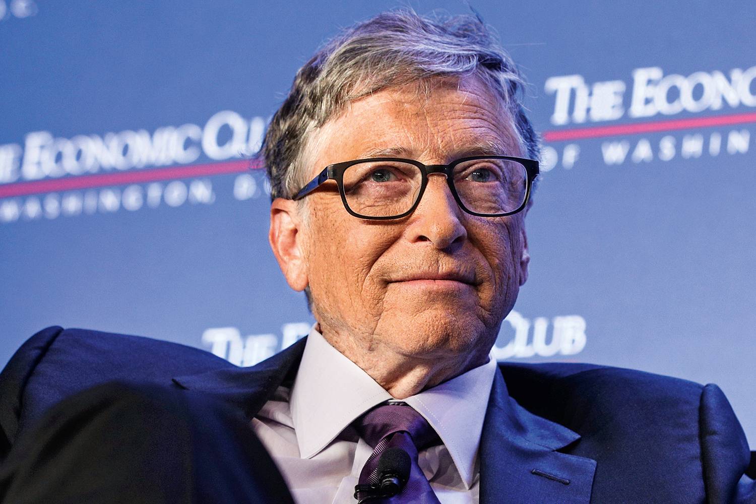 Bill Gates Speaks At The Economic Club Of Washington DC