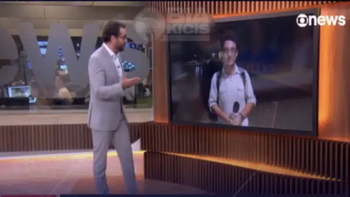 Em Um Pequeno “deslize” Foi Cometido Pelo Jornalista Da Globo News Ao Responder O Âncora Ao Vivo Hoje