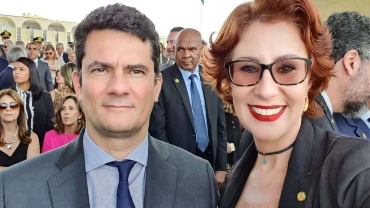 Ex Ministro Sergio Moro E A Deputada Carla Zambelli Foto Arquivo Pessoal