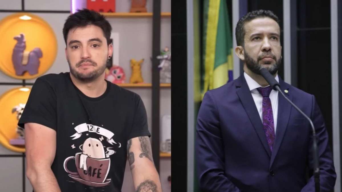 Felipe Neto Discutiu Com André Janones No Twitter Fotos ReproduçãoYouTube Paulo SergioCâmara Dos Deputados