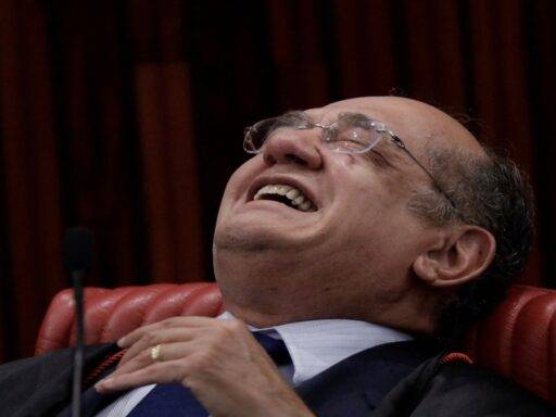 President Of The Superior Electoral Court Mendes Smiles During A Session Where Brazil's Electoral Court Will Take Up A 2014 Case That Could Unseat President Temer In Brasilia