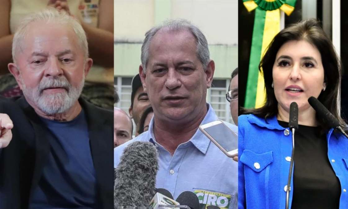 Lula, Ciro E Simone Tebet Fotos EFE André Coelho EFEJarbas Oliveira Agência SenadoWaldemir Barreto