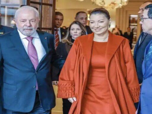 Lula E Primeira Dama Rosangela Silva,