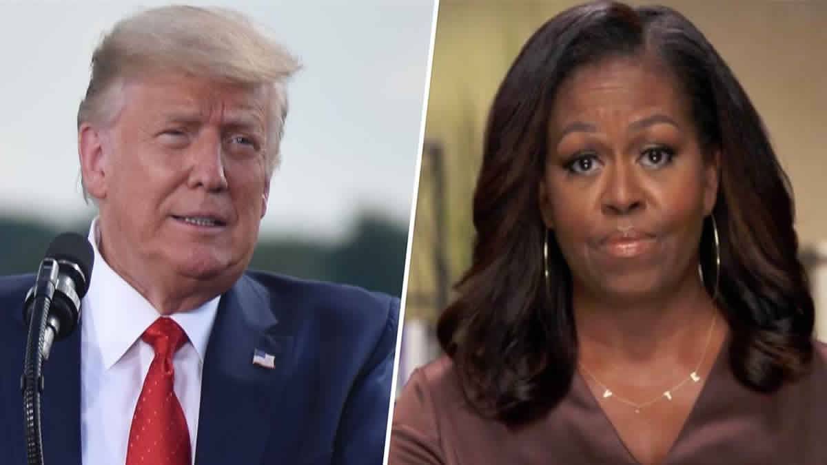 Michelle Obama Quer Sangue Proibir Completamente Trump EM TODOS OS LUGARES