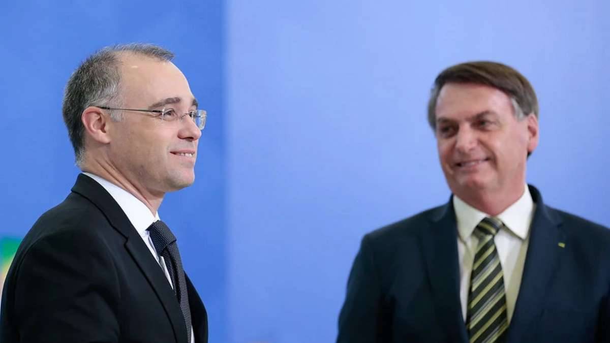 Ministro André Mendonça, Do STF, E O Presidente Jair Bolsonaro Foto PRCarolina Antunes