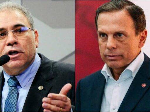 Ministro Marcelo Queiroga E O Governador João Doria Trocaram Farpas Nas Redes Sociais Fotos Geraldo Magela Agência Senado Secom Leon Rodrigues