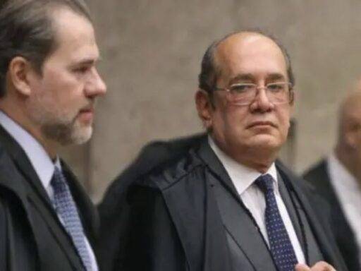 Ministros Dias Toffoli, Gilmar Mendes E Alexandre De Moraes Durante Sessão No STF