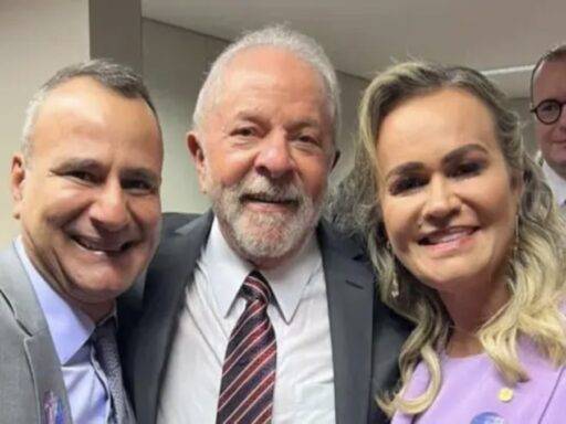 O Prefeito Waguinho, O Presidente Lula E Daniela Carneiro, Ex Ministra Do Turismo