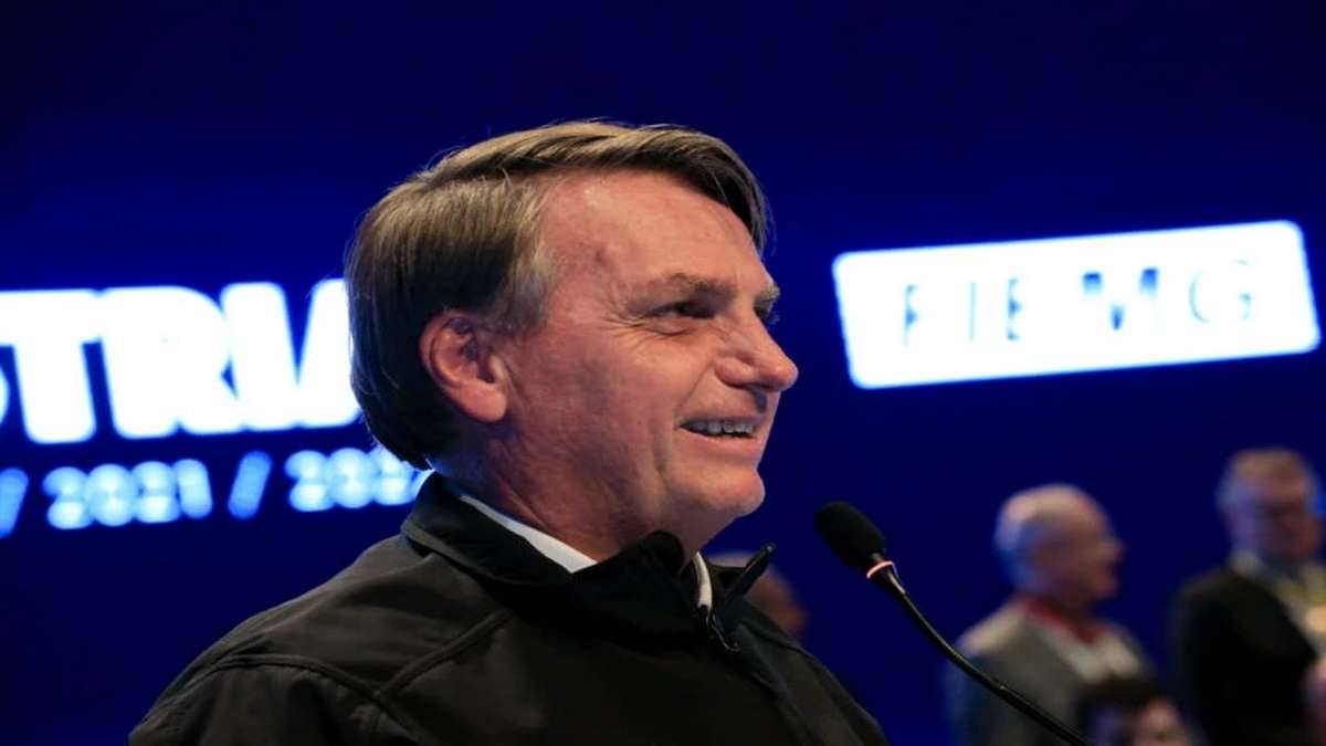 Presidente Jair Bolsonaro Durante Evento Em Minas Gerais FotoPREstevam Costa