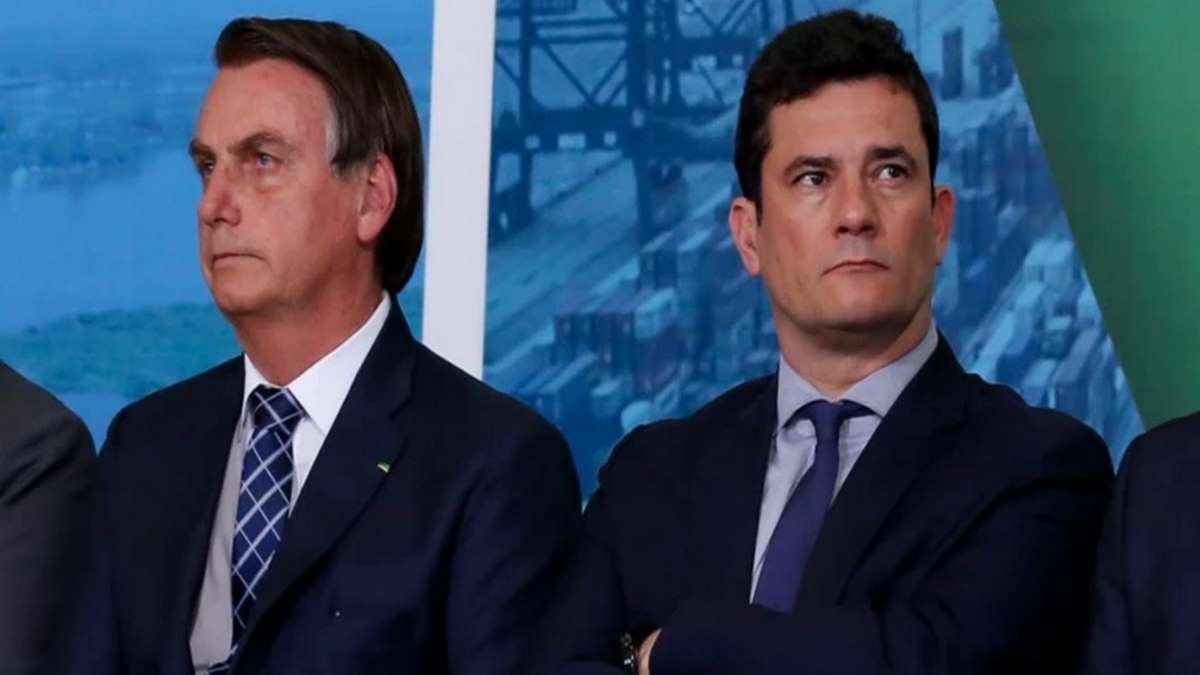 Presidente Jair Bolsonaro E Ex Juiz Sergio Moro