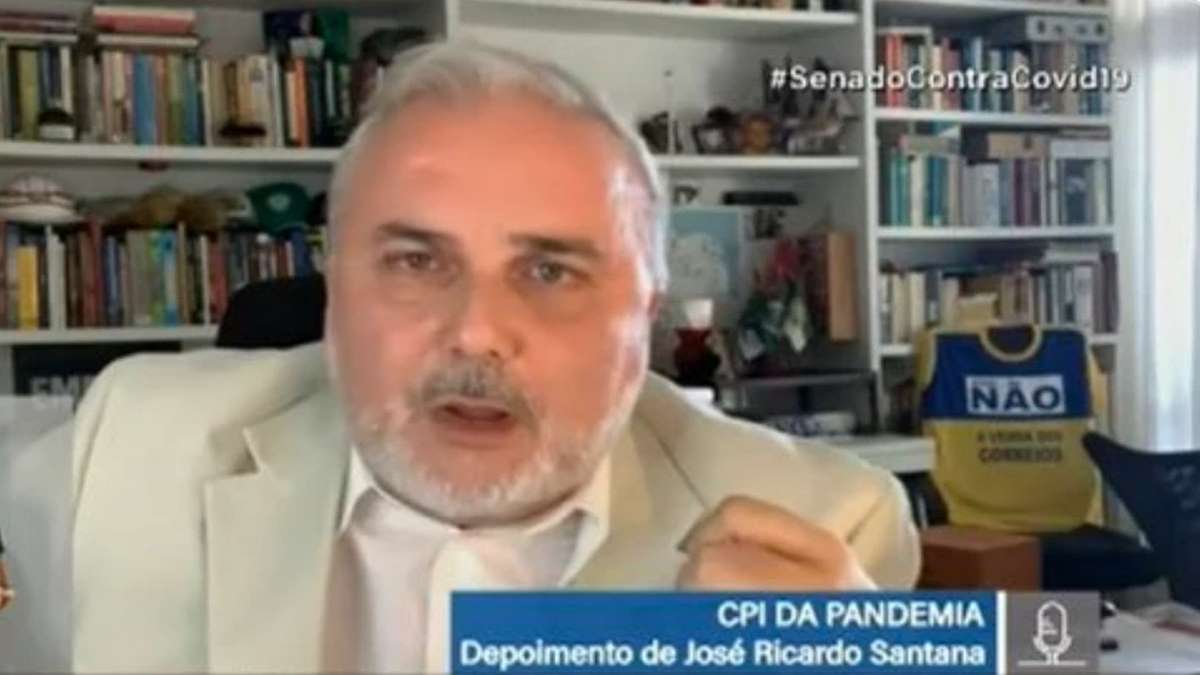 Senador Jean Paul Prates Em Sessão Da CPI Da Covid De Forma Remota