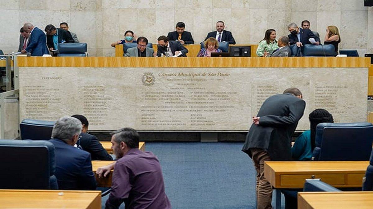 Sessão Da Câmara Dos Vereadores De São Paulo Na Quarta Feira 1º