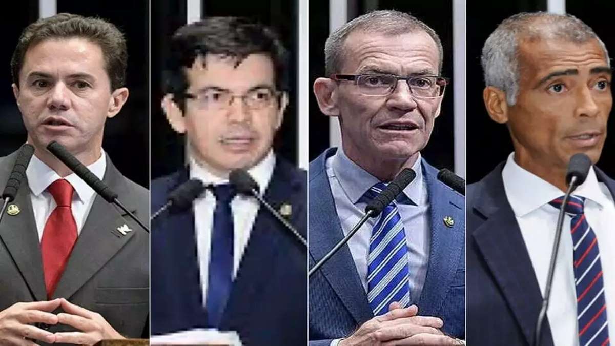 Veneziano Vital Do Rêgo, Randolfe Rodrigues, Fabiano Contarato E Romário